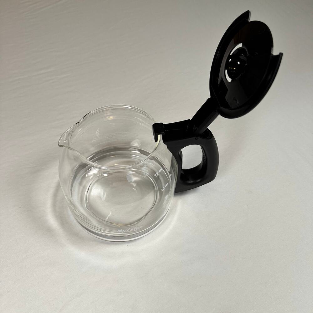 Mr. Coffee 12 Cup Replacement Carafe Glass Black PLD12-1 BVMC-SJ Coffee Pot EUC - Picture 5 of 10